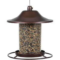 Woodstream 312 2 Lb Capacity Rustic Brown Panorama Wild Bird Feeder 