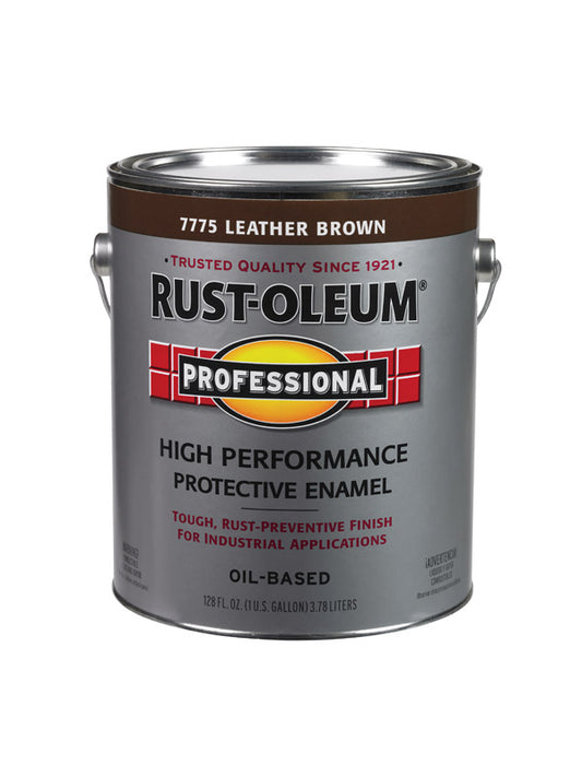 Rust-Oleum Professional High Performance Gloss Leather Brown Protective Enamel (Pack of 2)