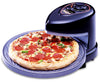 Presto Black Semi-Gloss 1235W 120V Nonstick Electric Pizza Oven with Built-in Timer