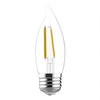GE CA11 E26 (Medium) LED Bulb Soft White 60 Watt Equivalence 2 pk