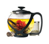 Primula Tempo 40 oz. Round Black Glass Teapot