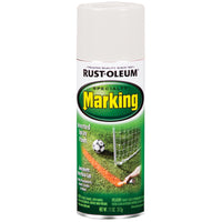 Rustoleum 1985-830 11 Oz White Marking Spray Paint (Pack of 6)