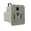 Projex Grounded 1 outlets 3 To 2 Adapter 1 pk (Pack of 25)