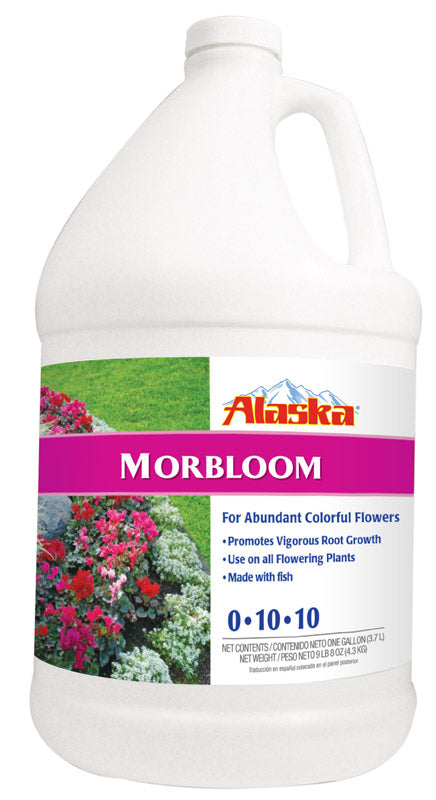 Alaska Morbloom Liquid Organic All Purpose Planting & Growing Food 1 gal. (Pack of 4)