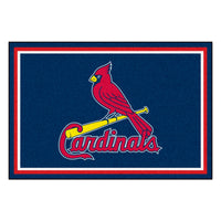 MLB - St. Louis Cardinals 5ft. x 8 ft. Plush Area Rug
