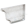 Amerimax 2.875 in. H x 4 in. W x 4 in. L Metallic Galvanized Steel K Right End Cap