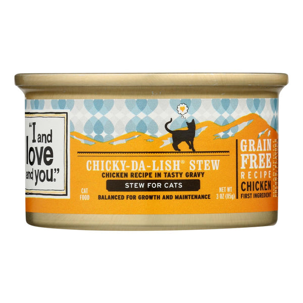 I And Love And You - Cat Fd Can Chicken Chnk W/gr - Case of 24 - 3 OZ (Pack of 24)