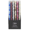 Krebs Assorted Fashion Mini Tube Ball Ornaments (Pack of 18)