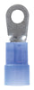 Jandorf 6 Ga. Insulated Wire Terminal Ring Blue 2 pk