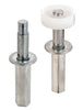 Prime-Line Silver/White Plastic/Steel Pivot and Guide 1 pk