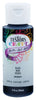 Rust-Oleum Testors Craft Matte Black Water-Based Paint Interior 2 oz
