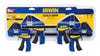 Irwin Quick-Grip 3 in. D Quick-Release Bar Clamp 140 lb 4 pc