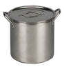 Good Cook Stainless Steel Stockpot 12 qt Silver