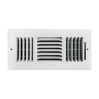 Tru Aire 4 in. H X 12 in. W 3-Way Powder Coat White Steel Wall/Ceiling Register