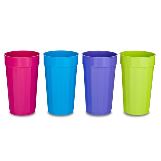 B and R Assorted Polyethylene Fluted Cups 1 each (Pack of 24)