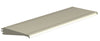 Lozier 1 in. H x 48 in. W x 13 in. L Powder Coated Platinum DL Style Shelf 2 pk