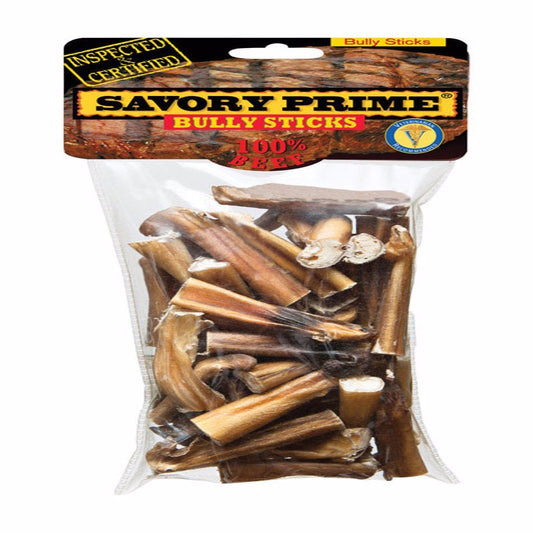 Savory Prime Beef Grain Free Bully Stick For Dogs 10 oz 3-5 in. 1 each
