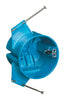 Carlon Blue Polycarbonate Round 1-Gang Electrical Ceiling Box 3-1/2 H x 2-3/4 D x 3 Dia. in.