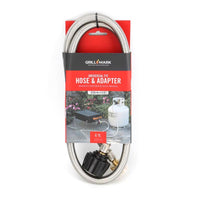 Grill Mark Stainless Steel Gas Line Hose and Adapter For Grill Mark