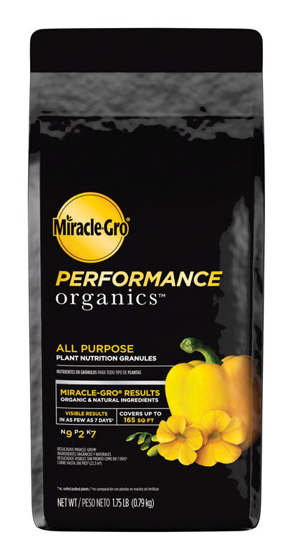 Miracle-Gro Performance Organics Organic Granules Plant Food 1.75 lb