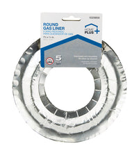 Home Plus Durable Foil 7 5/8 in. Gas Burner Liner Silver 5 pk (Pack of 12)