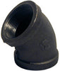 STZ Industries 1-1/4 in. FIP each X 1-1/4 in. D FIP Black Malleable Iron 45 Degree Elbow - Deal of The Week