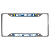 West Virginia University Metal License Plate Frame