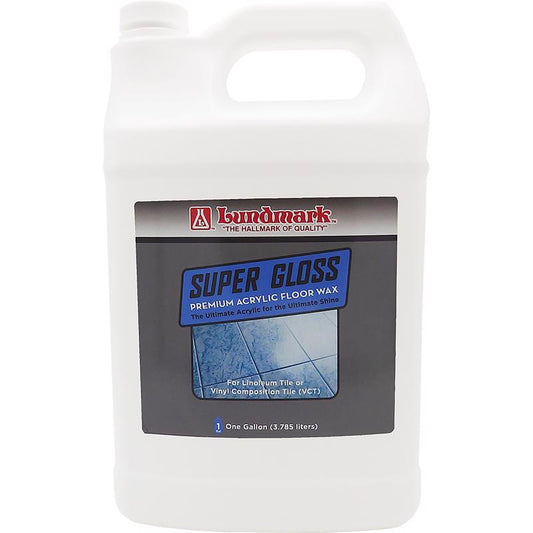 Lundmark Super Gloss Anti-Slip Floor Wax Liquid 1 gal. for Acrylic Floor (Pack of 2)