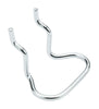 National Hardware Zinc Plated Silver Steel Tool Holder Peg Hooks (Pack of 6)