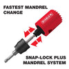 Diablo Snap-Lock Plus 1 in. Carbide Tipped 2-3/8 in. L X 3/8 in. D Hole Saw