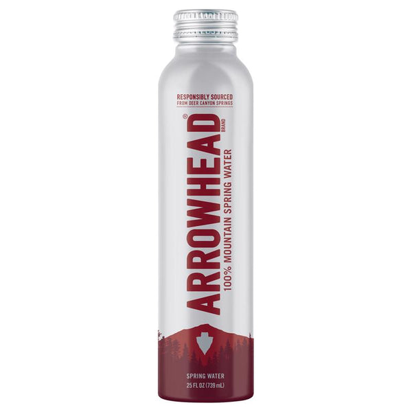 Agua de manantial natural Primo Arrowhead, 25 oz, 1 paquete (paquete de 12)