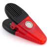 Master Magnetics 3.5 in. Neodymium/Plastic Magnetic Clips 35 MGOe Red 2 pc.