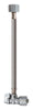 Keeney Quick Lock 1/2 in. Push in. IP 12 in. Stainless Steel Toilet Supply Line