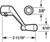 Prime-Line Painted Bronze Aluminum Single-Arm Casement Operator Crank Handle For Universal - Deal of The Week