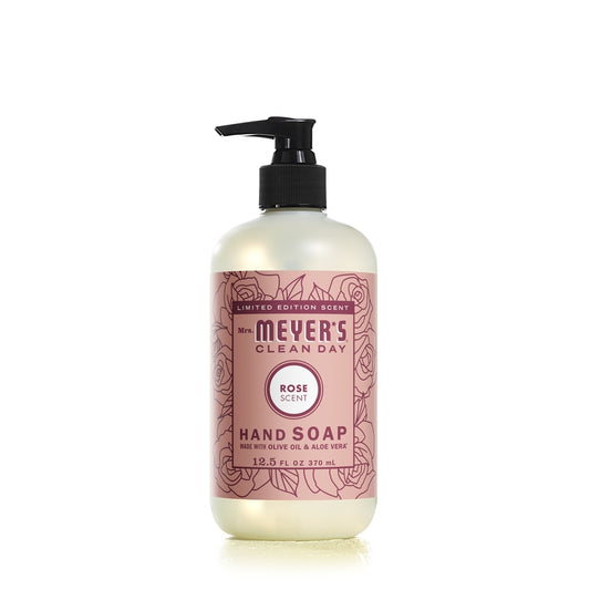 Mrs. Meyer's Clean Day Rose Scent Liquid Hand Soap 12.5 oz. (Pack of 6)