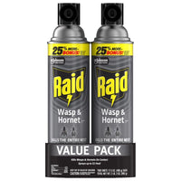 Raid Wasp and Hornet Killer Aerosol 17.5 oz (Pack of 6)