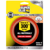 Super Glue 0.75 in. W x 98 in. L Mounting Tape Red