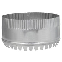 Imperial Manufacturing 7 in. Dia. 28 Ga. Galvanized Steel Round Starting Collar (Pack of 10)