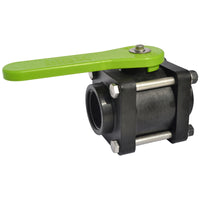 Green Leaf 1-1/2 in. Polypropylene FNPT Ball Valve Full Port Lever - Deal of The Week
