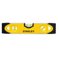 Stanley 9 in. Aluminum Magnetic Torpedo Level 3 vial