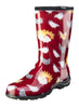 GARDEN/RAIN BOOT RED 6US (A) - Deal of The Week