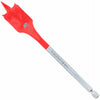 Diablo 7/8 in. X 6 in. L High Speed Steel Clean Wood Spade Bit Hex Shank 2 pk