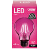 Feit A19 E26 (Medium) Filament LED Bulb Pink 30 Watt Equivalence 1 pk - Open Box