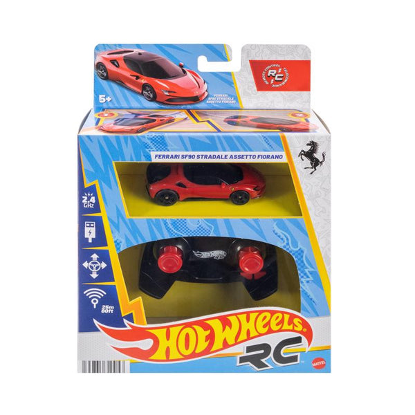 Auto a control remoto Ferrari SF90 de Hot Wheels