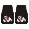 Fresno State Black Carpet Car Mat Set - 2 Pieces