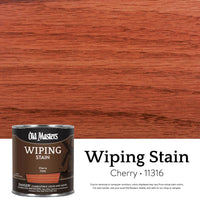Old Masters Semi-Transparent Cherry Oil-Based Wiping Stain 0.5 pt. (Pack of 6)