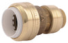 SharkBite Push to Connect 1/2 in. IPS X 1/2 in. D CTS Brass Coupling
