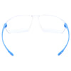 General Electric 03 Series Impact-Resistant Safety Glasses Clear Lens Blue Frame 1 pk