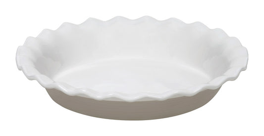 Corningware Pie Plate 9.5" Etch Sand