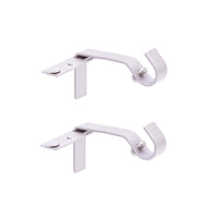 Kenney Fast Fit Silver Brushed Nickel Metal Curtain Rod Bracket 5/8 L x 3 in. Projection - Deal of The Week